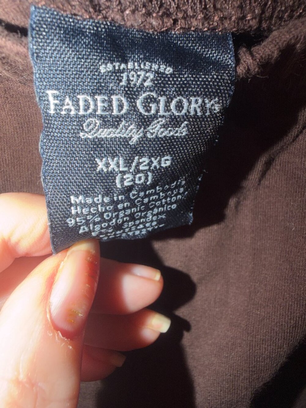 Faded Glory Women's Brown Pants W 2X - Picture 4 of 4